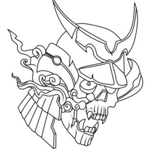 Samurai coloring pages printable for free download