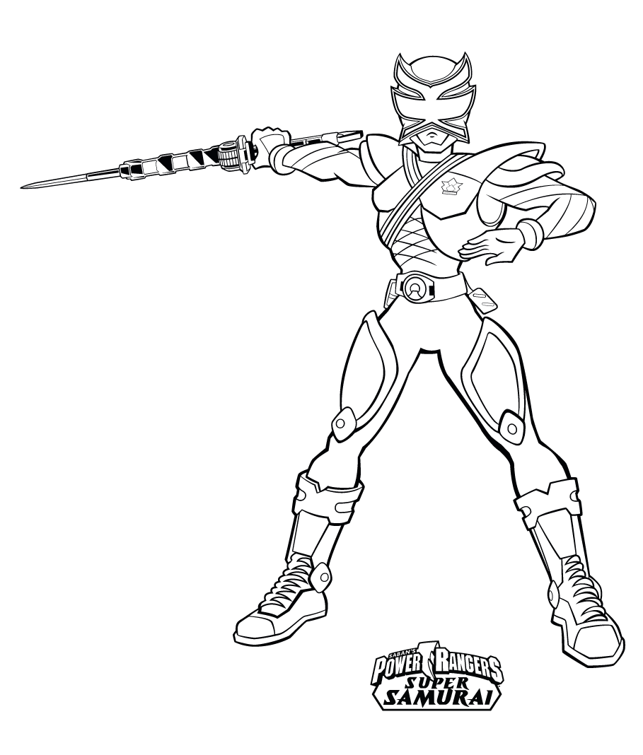Free power rangers coloring pages to print