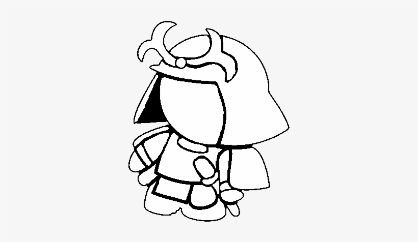 Samurai armor coloring pages by bob