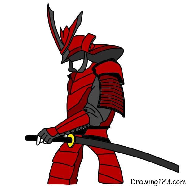 Samurai drawing tutorial