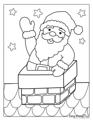Printable christmas coloring pages