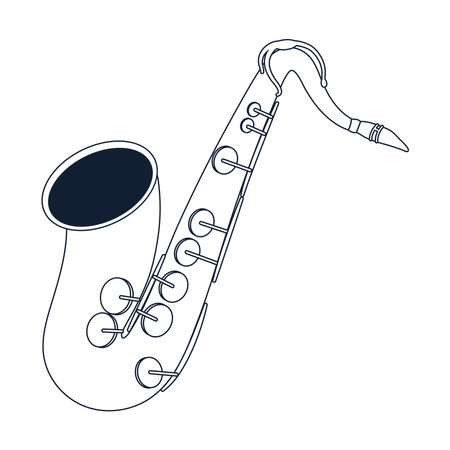 Saxophone musical instrument royalty free svg cliparts vectors and stock illustration image