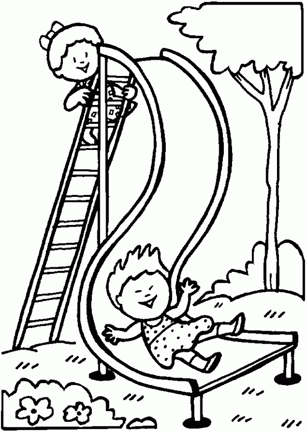 Playground slide