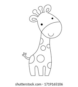 Giraffe colouring book stock photos and pictures