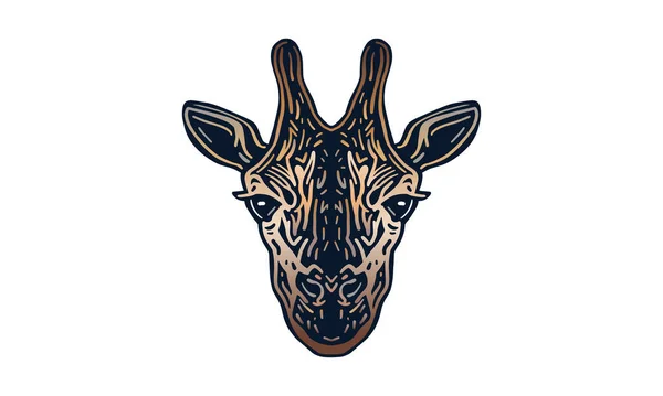 Giraffe tattoo vector images