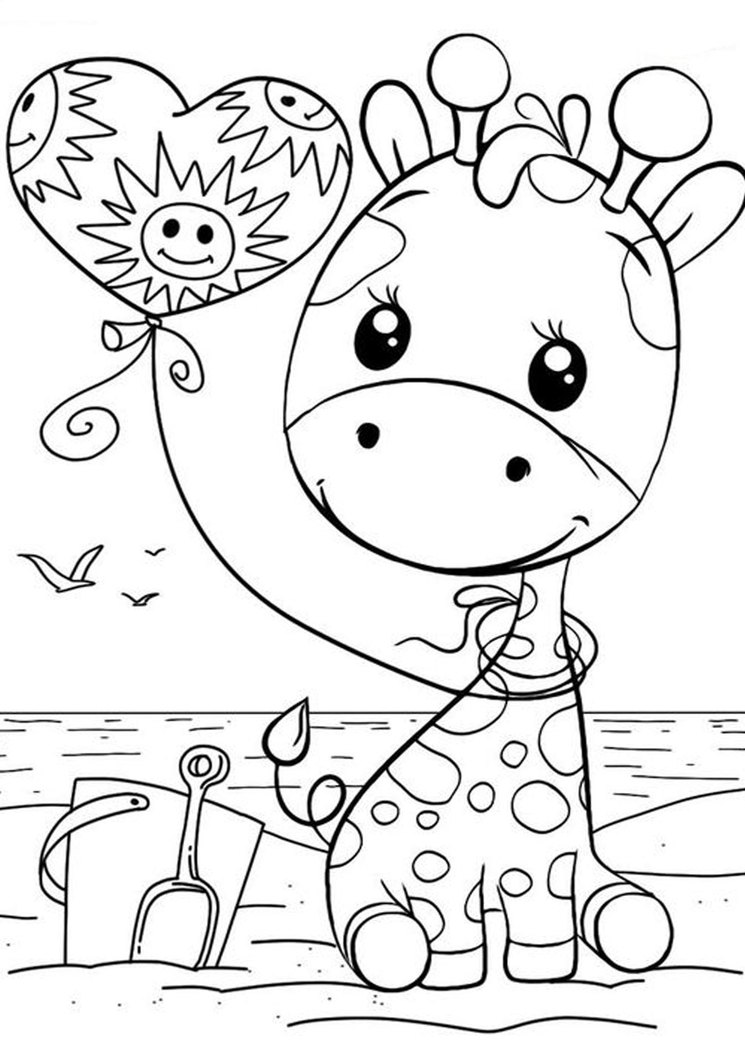 Free easy to print giraffe coloring pages giraffe coloring pages cute coloring pages coloring books