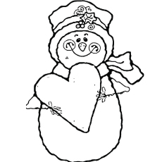Top free printable snowman coloring pages online