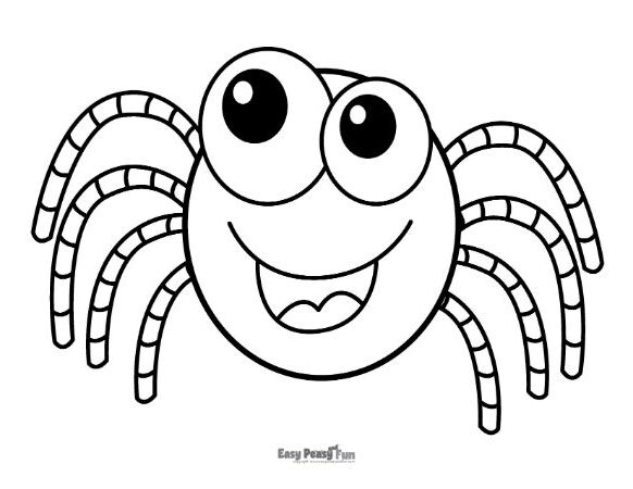 Printable spider coloring pages â sheets