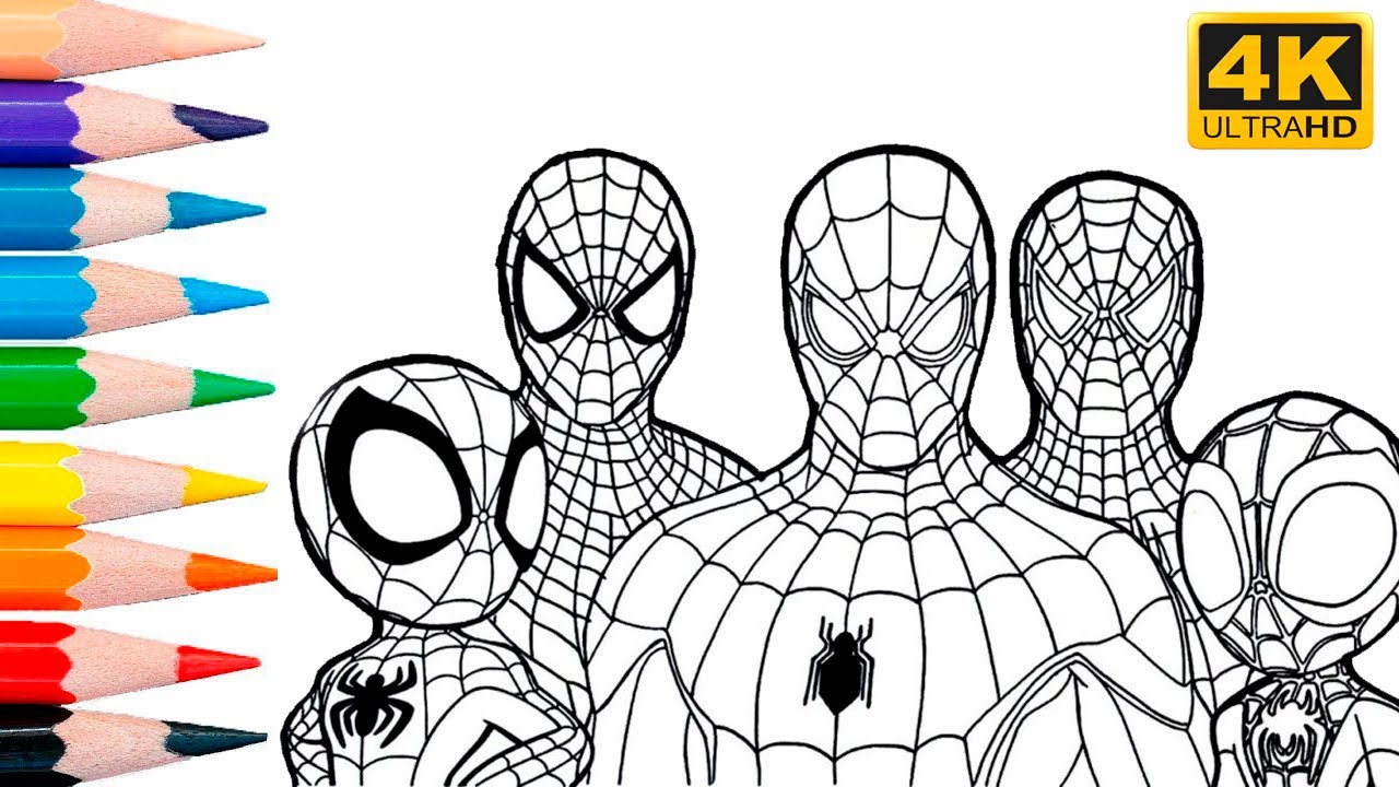 Spideran coloring page