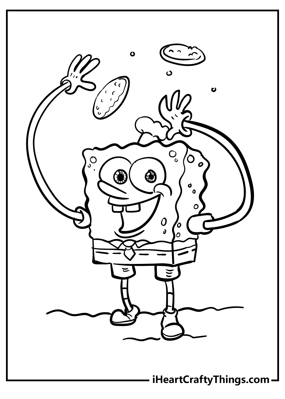Spongebob coloring pages free printables