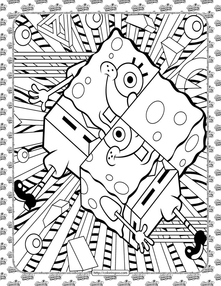 Printable spongebob coloring sheet spongebob coloring coloring pages cartoon coloring pages