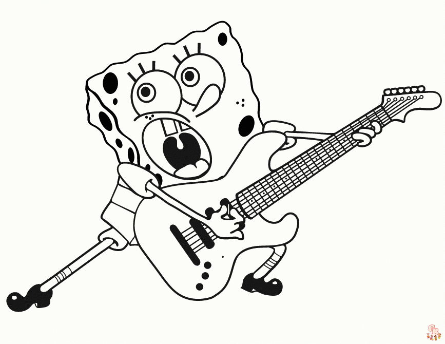 Music coloring pages for kids