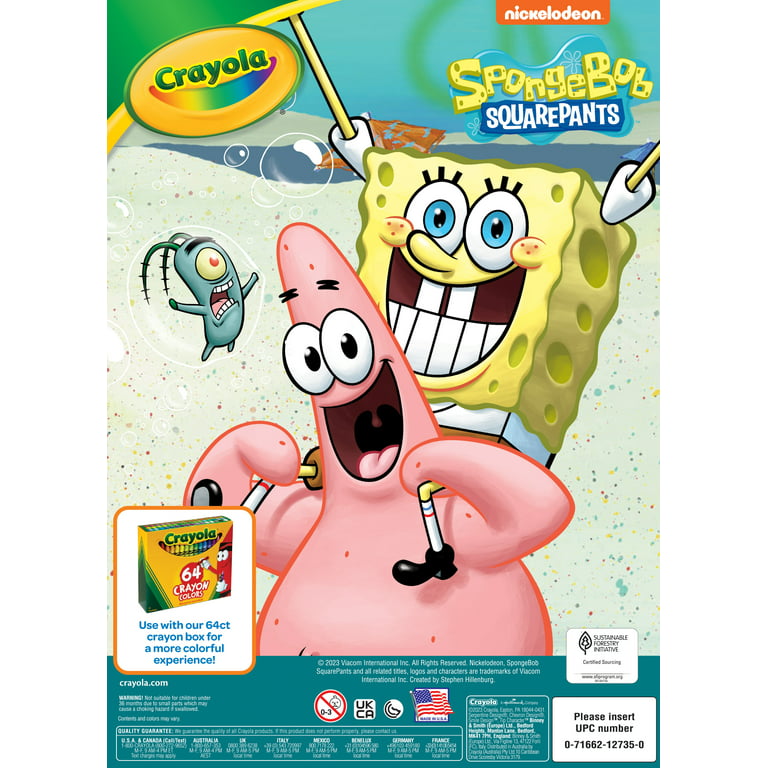 Crayola spongebob squarepants coloring book