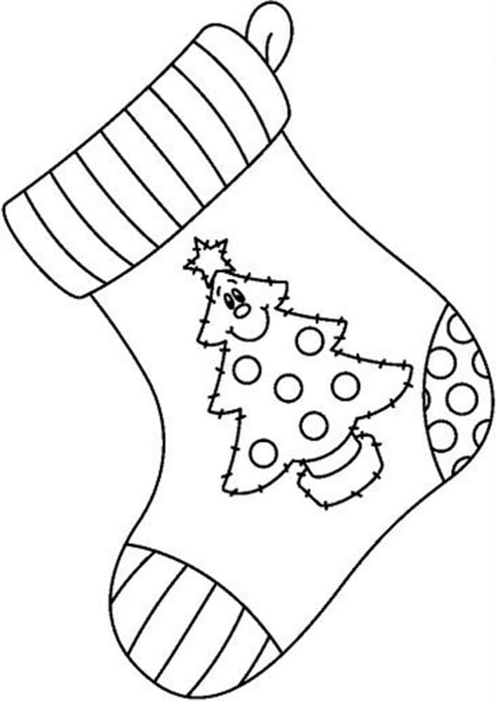 Free easy to print christmas coloring pages