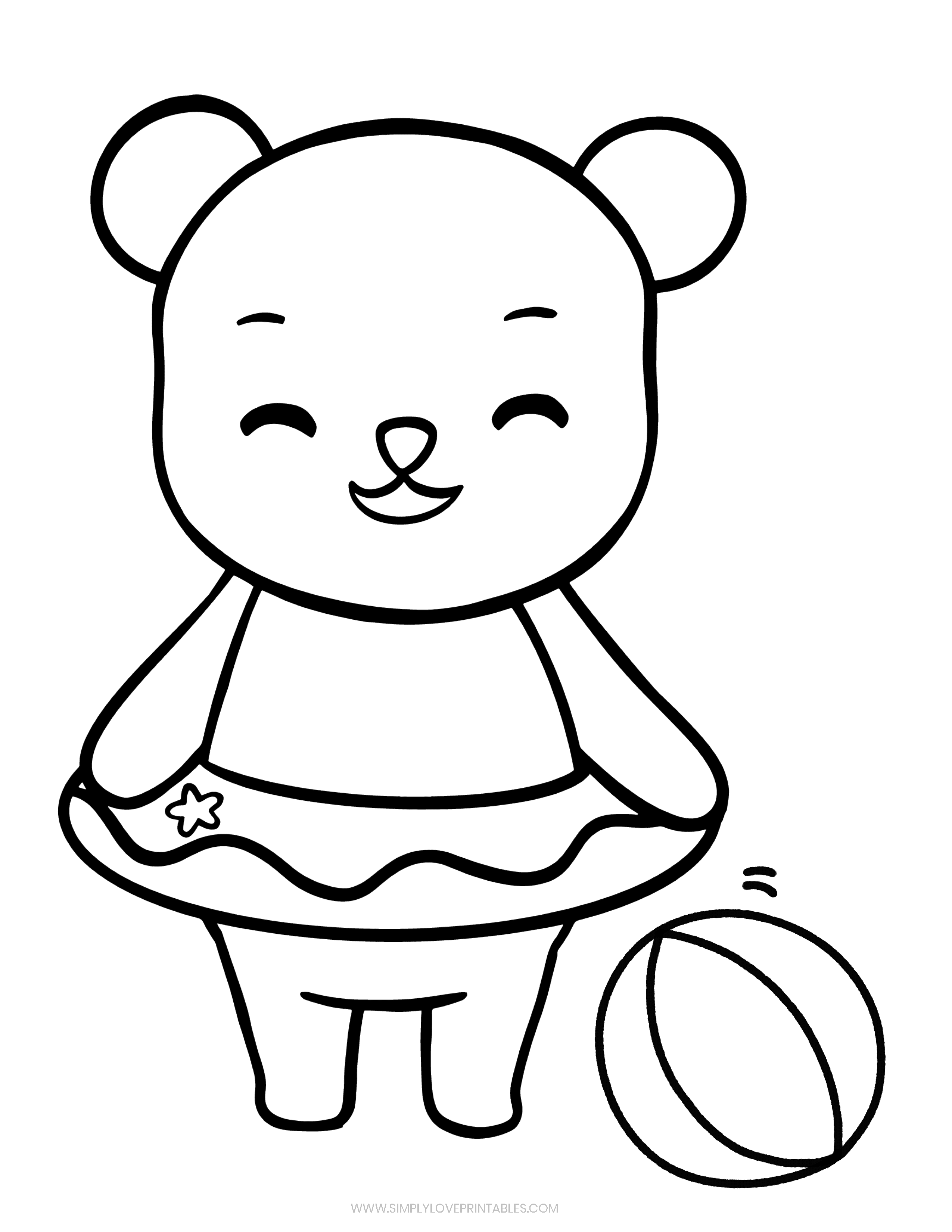 Free summer coloring pages simply love printables
