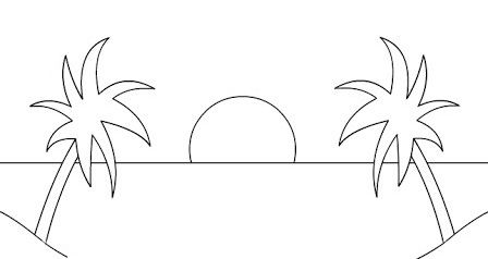 Beautiful sunset coloring pages for kids coloring pages beach coloring pages coloring pages for kids