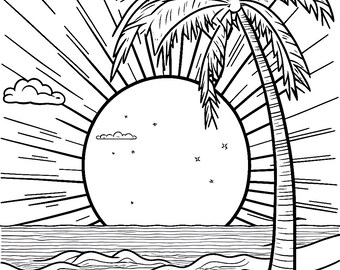 Summer coloring pages for kids coloring pages for kids kids coloring pages summer coloring pages digital download printable