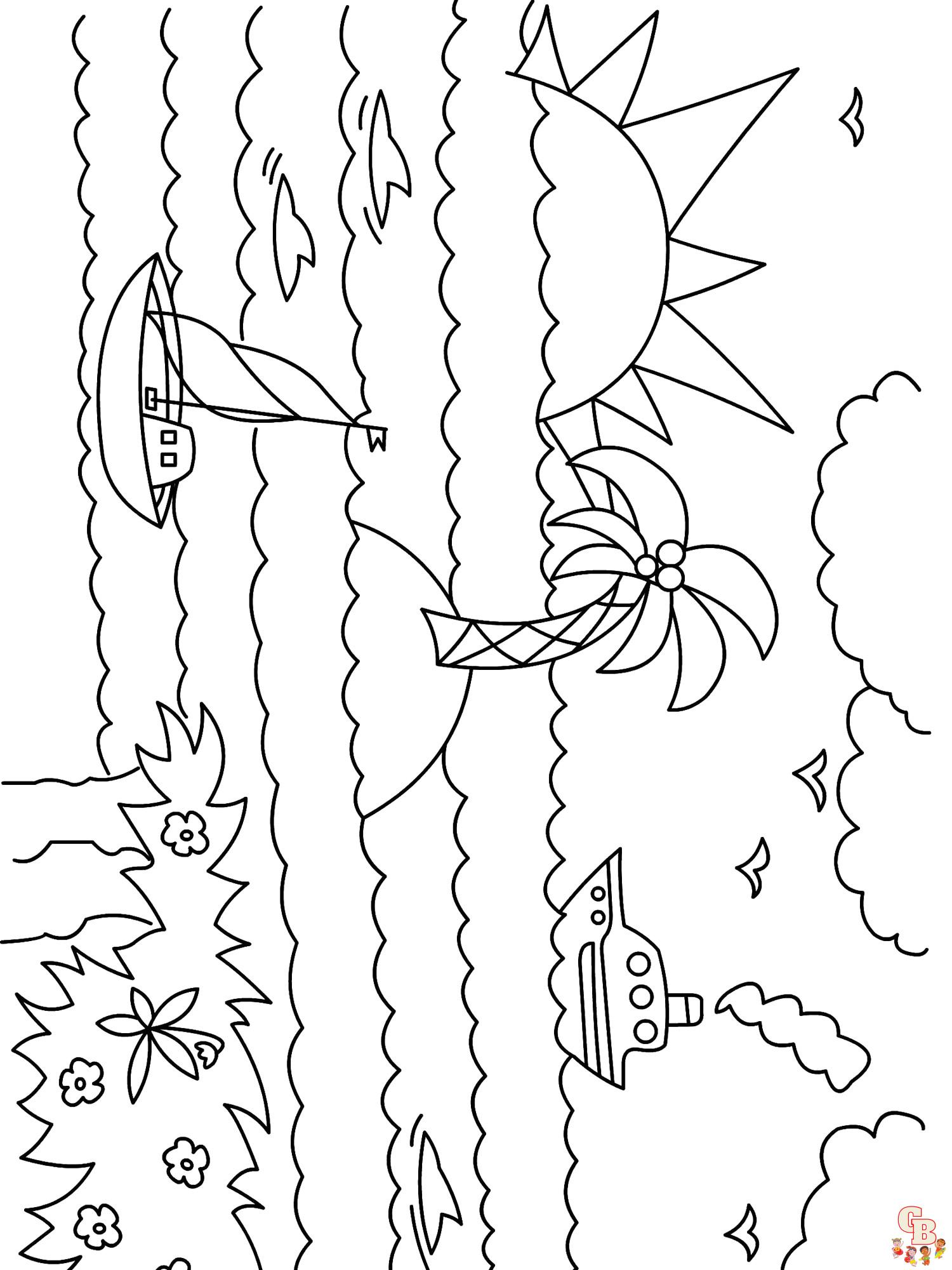 Sunset coloring pages coloring pages printable free and easy