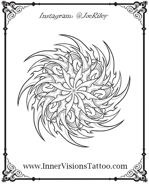 Free tattoo coloring book