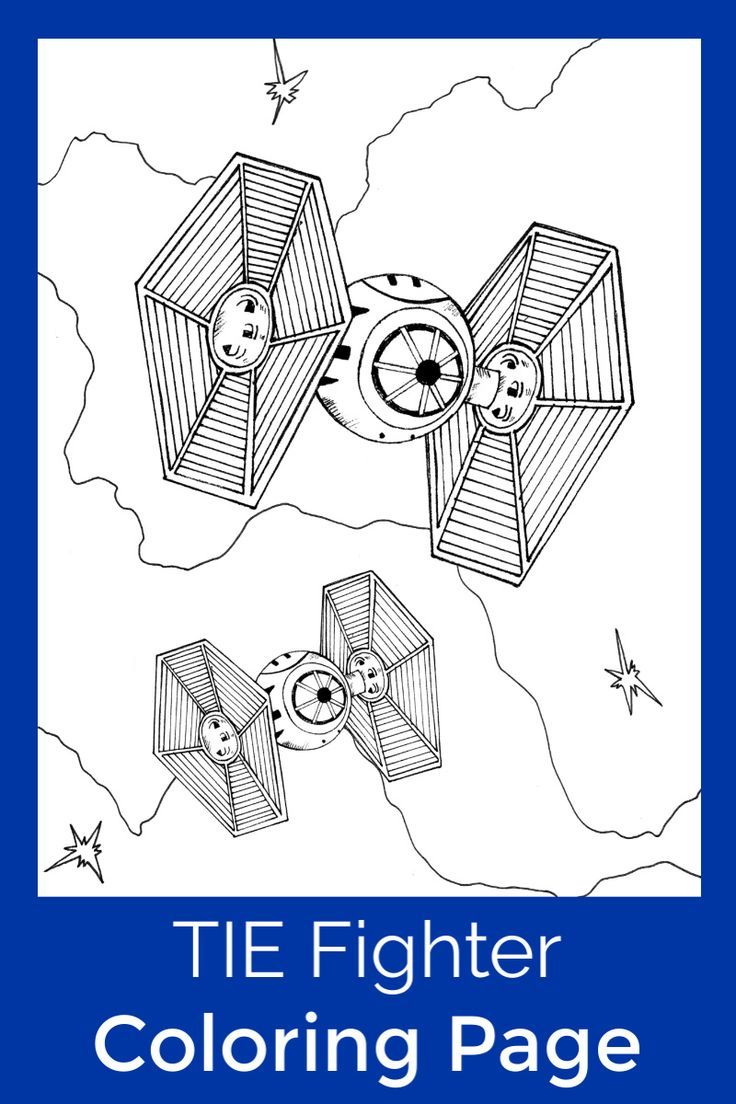 Free printable tie fighter coloring page mama likes this star wars inspired star wars printables coloring pages