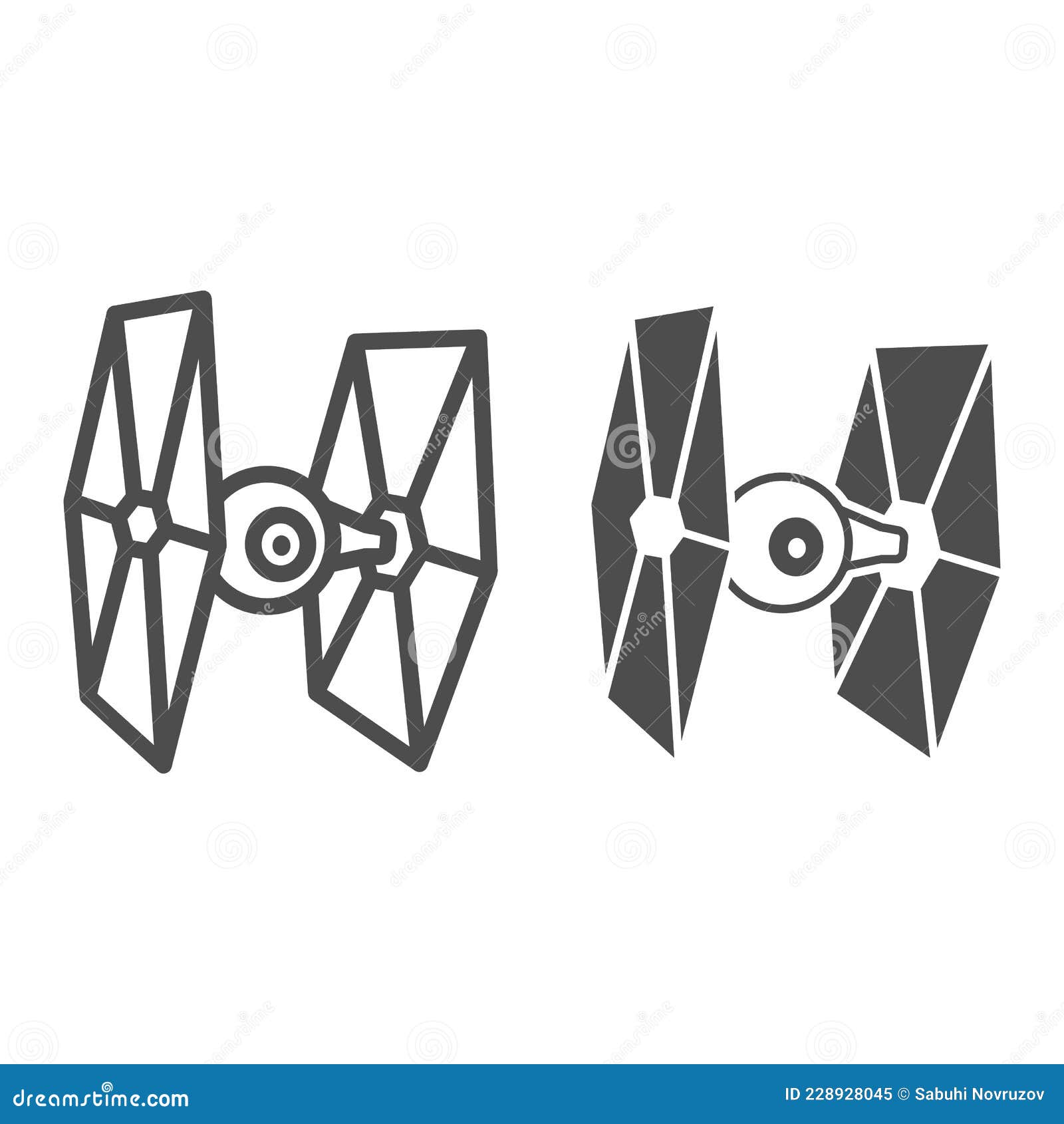 Tie fighter stock illustrations â tie fighter stock illustrations vectors clipart