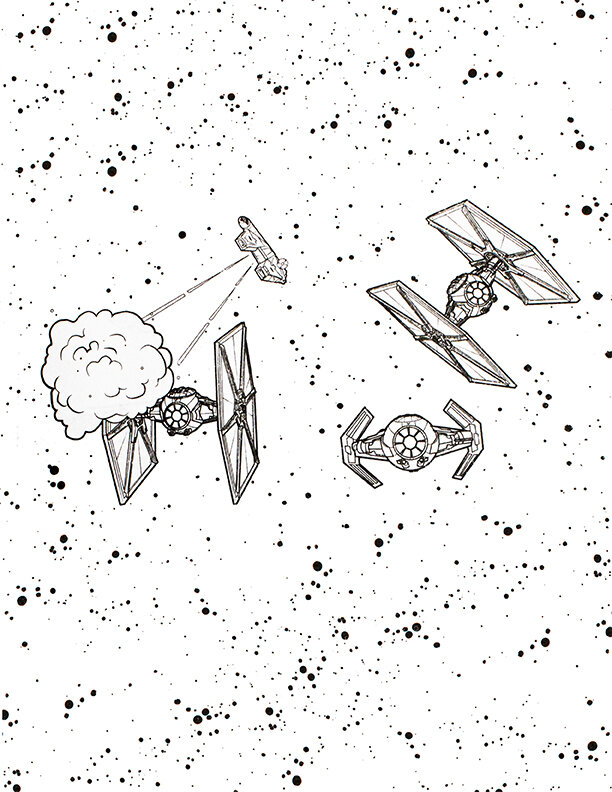 Star wars christmas coloring book â spokane photography