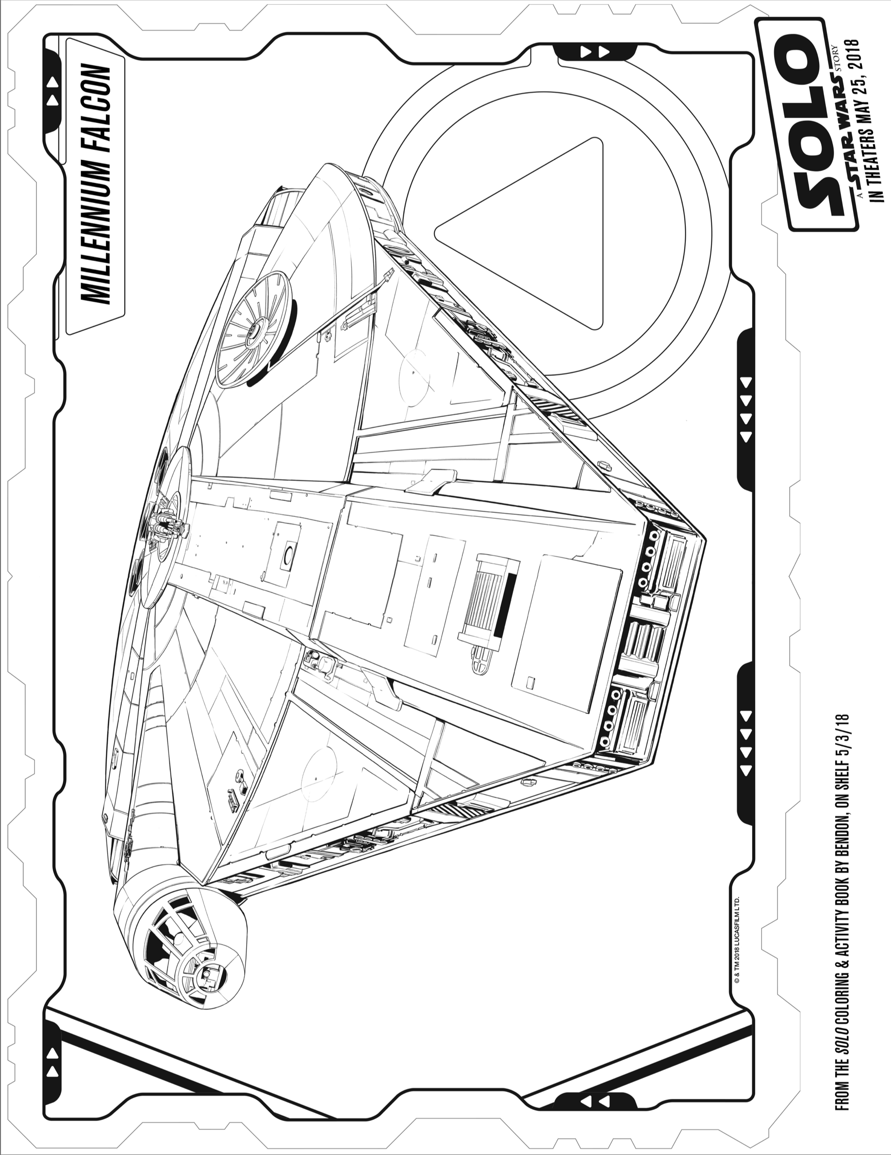 Solo a star wars story coloring and activity pages