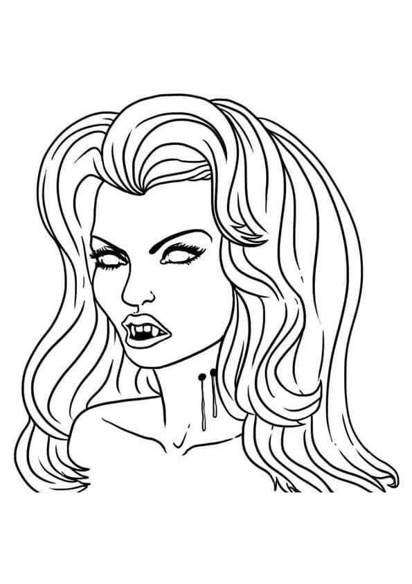 Vampire coloring pages pdf to print