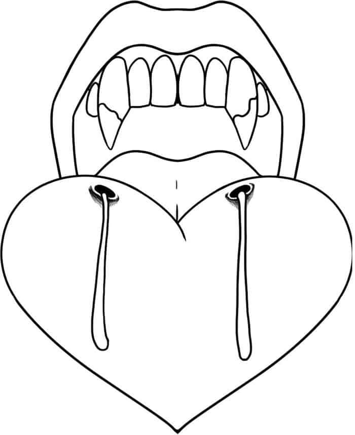 Coloring pages lips vampire girl halloween vampire minion coloring pages vampire girls