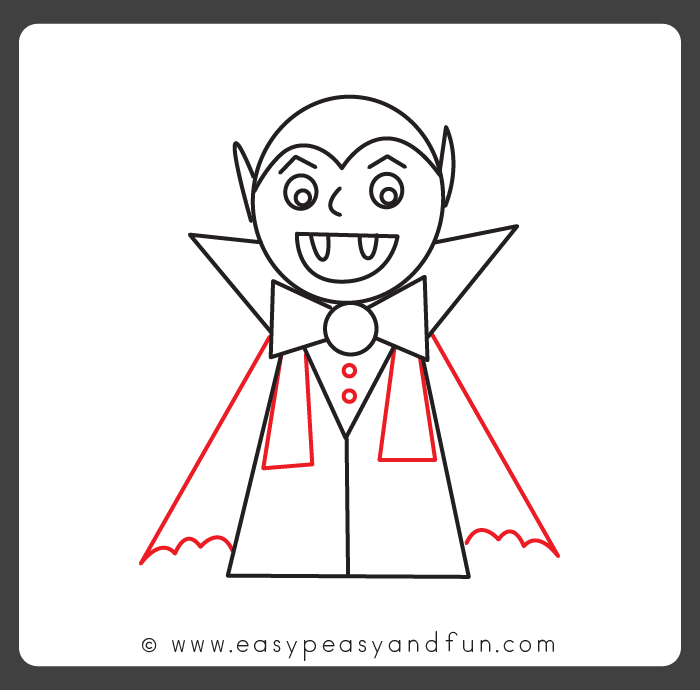 How to draw a vampire â step by step drawing tutorial