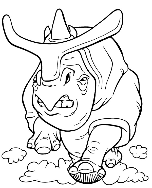 Printable dinosaur coloring pages sheets