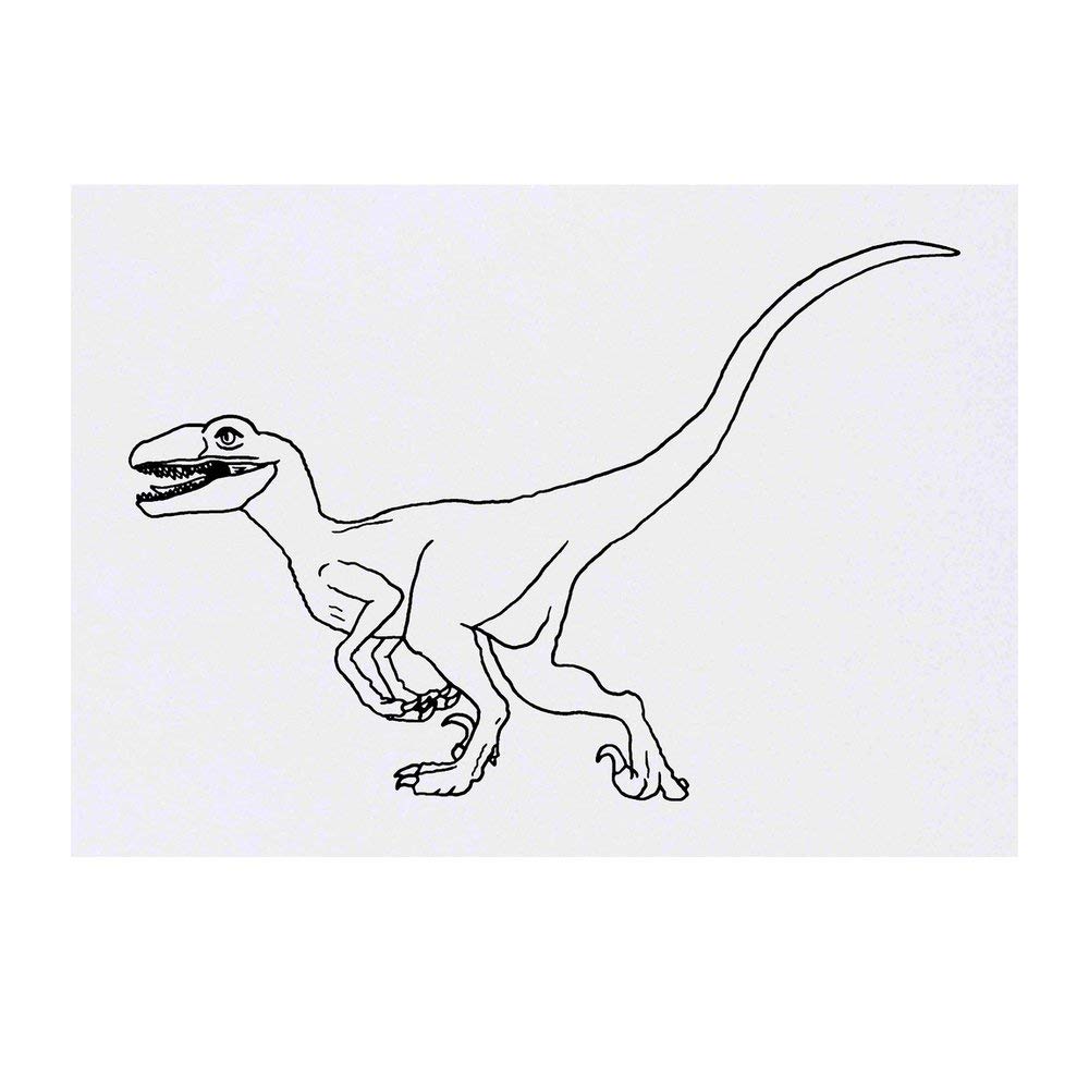 Large velociraptor temporary tattoo to beauty personal care