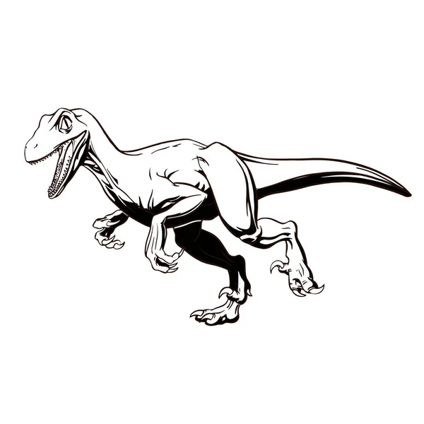 Color cartoon drawing alosaurus dinosaur printing illustration children vector illustartion stock vector by labelvector