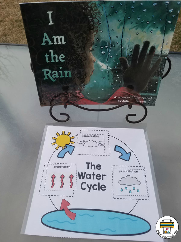 Water cycle preschool science activities