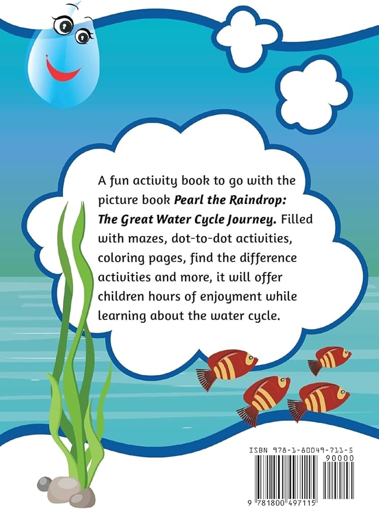 Pearl the raindrop activity book the great water cycle journey boulos rana books