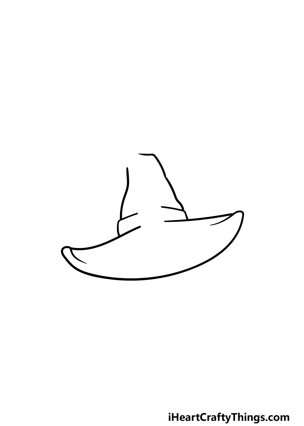 Witch hat drawing