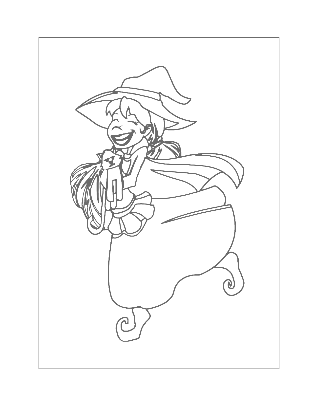 Witch pages â printable pages