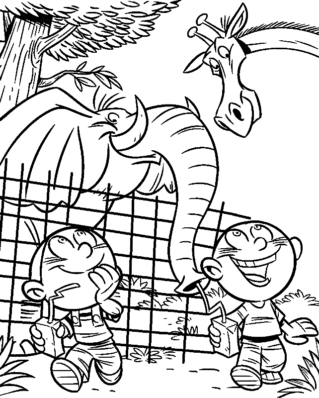 Zoo coloring pages printable for free download