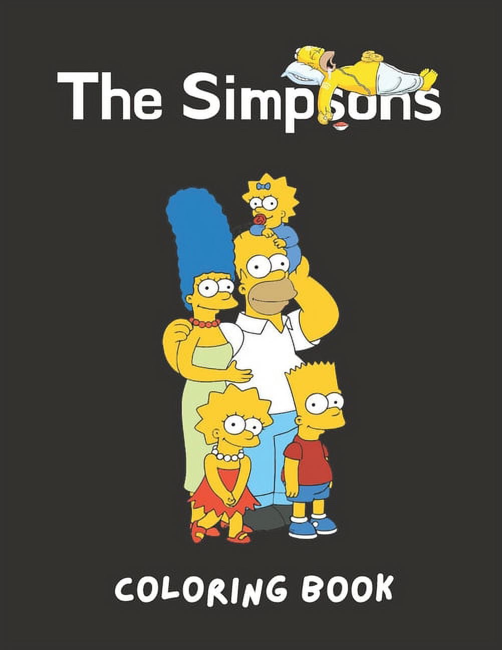 The simpsons coloring book wonderful coloring book from the simpsons