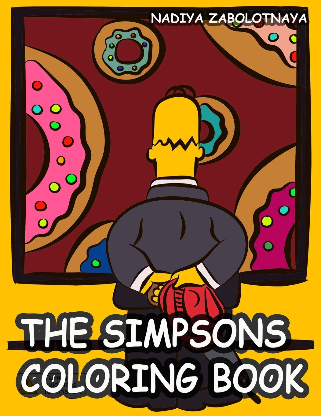 Buy the simpsons coloring book coloring book for kids and adults with fun and easy coloring pages for ðartoon book andâ online at kuwait
