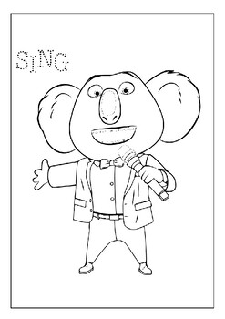 Transform your childs imagination with printable sing coloring sheets pages