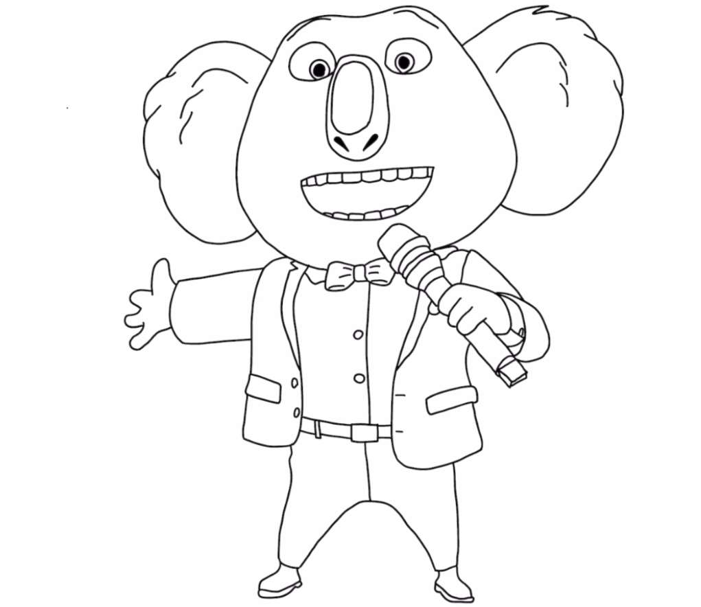 Coloring pages sing