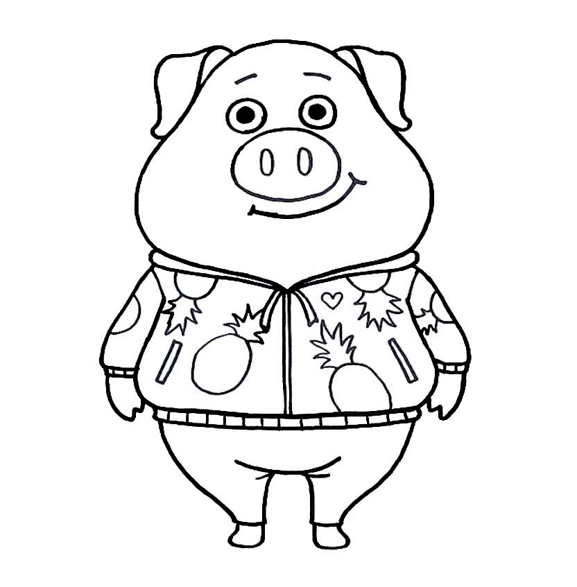 Coloring pages sing