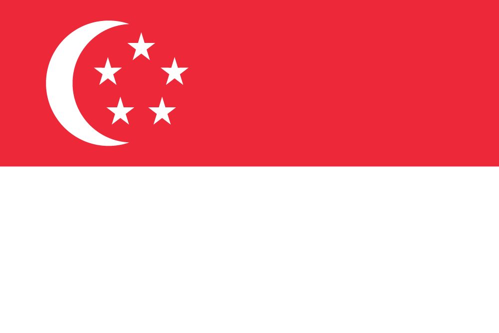 Flag of singapore image and meaning singaporean flag