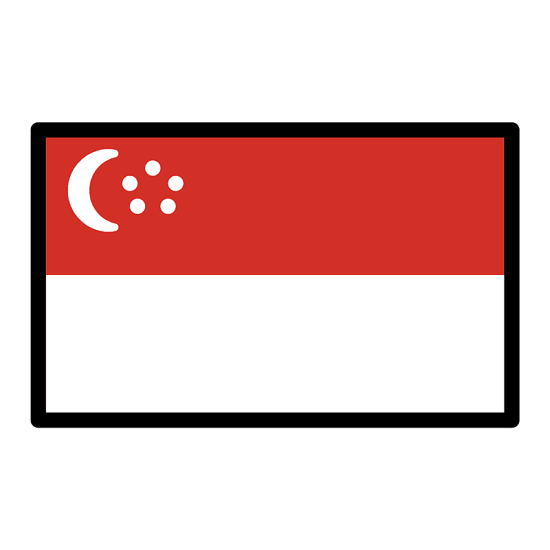Singapore flag emoji clipart free download transparent png