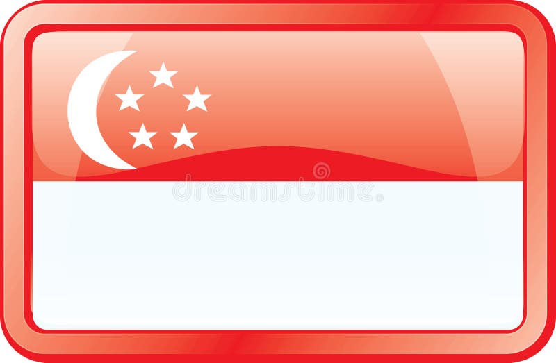 Singapore flag stock illustrations â singapore flag stock illustrations vectors clipart