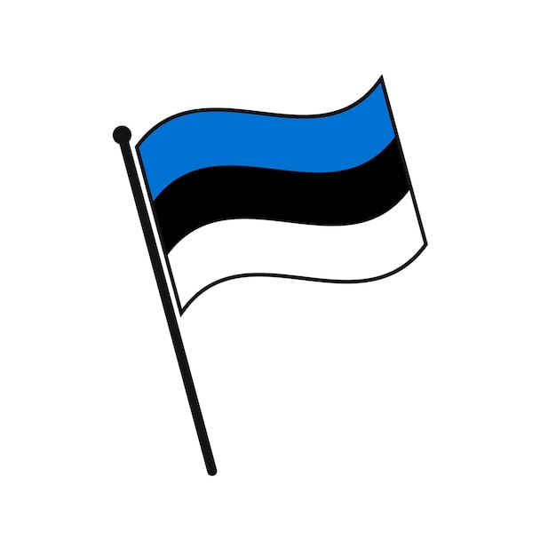 Premium vector simple flag singapore icon isolated on white background