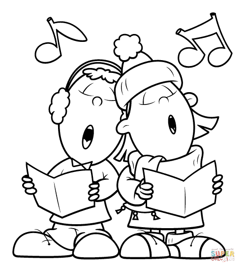 Girls singing a song together coloring page free printable coloring pages
