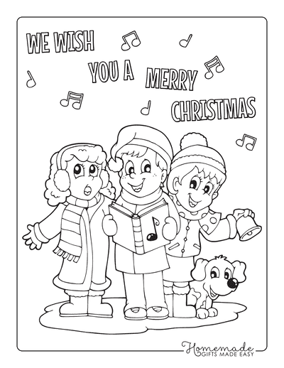 Free printable winter coloring pages for kids adults