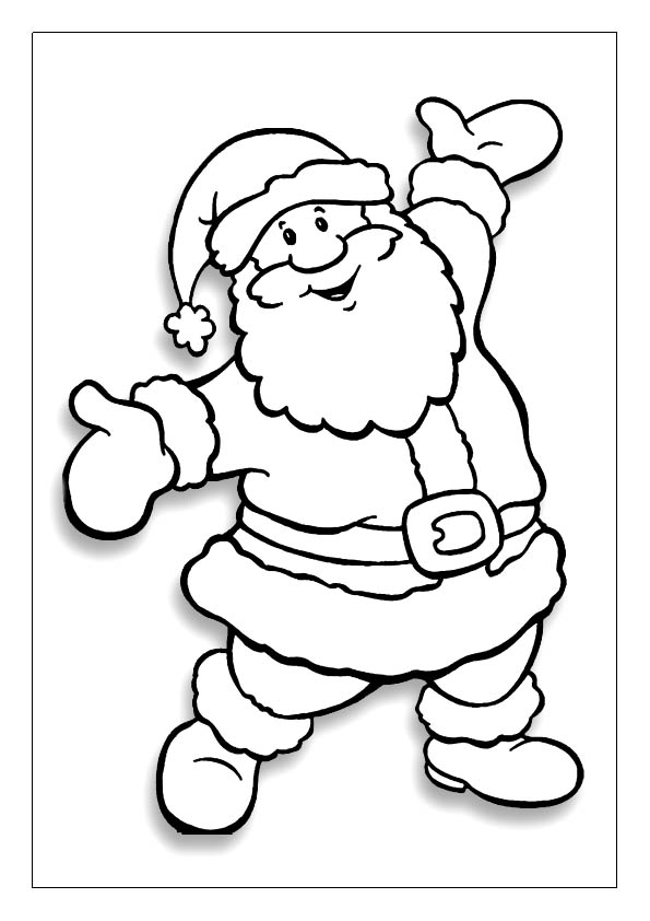 Santa coloring pages free printable coloring sheets for kids